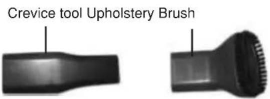 Crevice tool Upholstery Brush