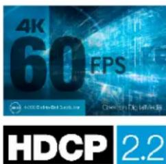 4K 60 FPS HDCP 2.2