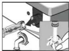 BUSH WMNSX1016B - Notes: Generally, the tap filter is washed first and then the filter in washing machine will be washed. - 2