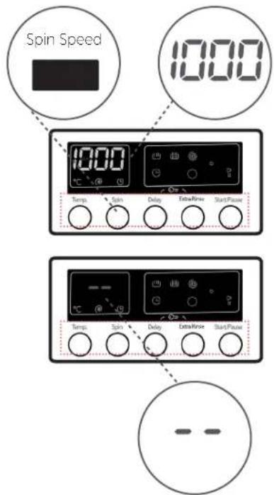 Spin Speed 1000 1000 Temp. Spin Delay Pulse/Stop Start/Stop Temp. Spin Delay Pulse/Stop Start/Stop