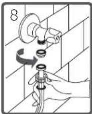 BUSH WMDF814B - Water inlet hose connections - 2