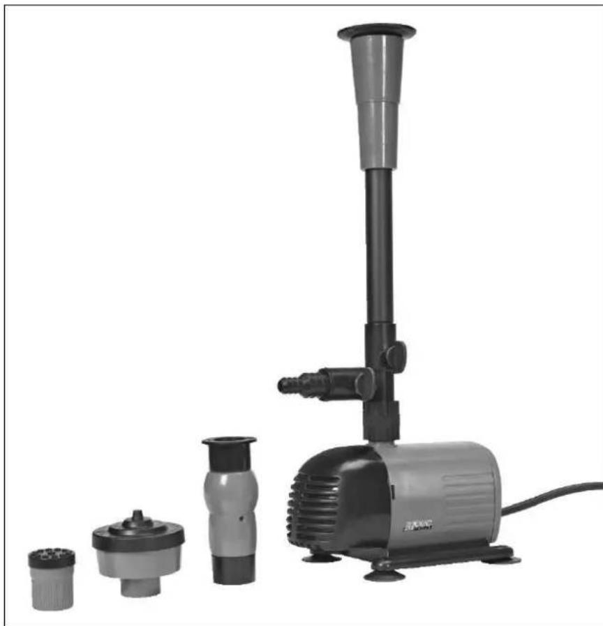 Meec Tools 731-062 - Operating Instructions for Fountain Pump - 1