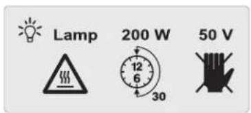 Lamp 200 W 50 V