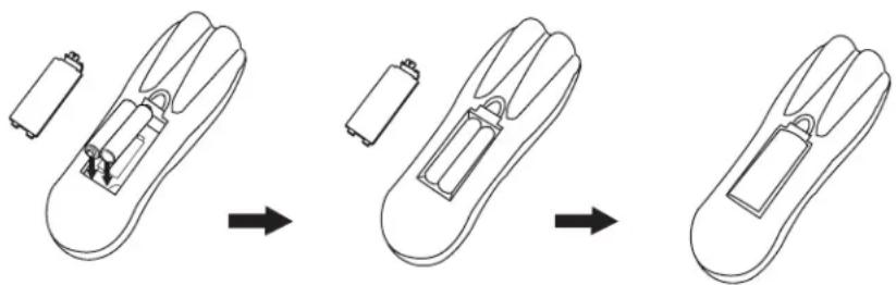 3M MP7730 - Installing or Replacing Batteries - 1
