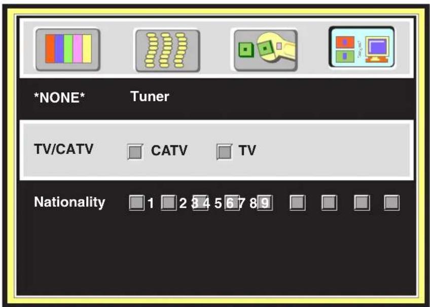 *NONE* Tuner TV/CATV CATV TV Nationality 1 2 3 4 5 6 7 8 9