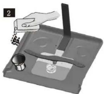 BUSH DWFSG146W - Loading the salt into softener - 2