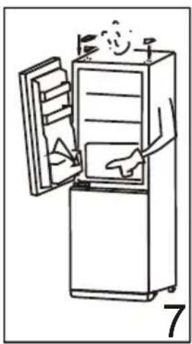 PROLINE PLC550FFSL-U - Reversing the doors - 7