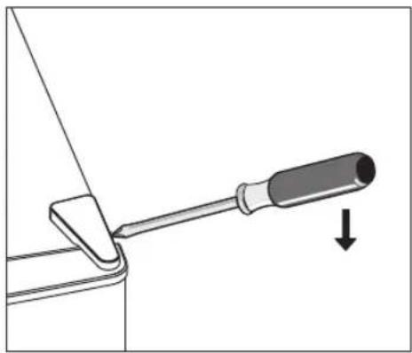 Logik LUC50S12 - Reversing the Door Swing - 2