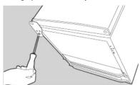 MATSUI MUL1107WW - REVERSING THE DOOR SWING - 5