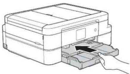 BROTHER DCP-J983N - 用紙トレイを元に戻す - 1