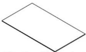 Simple geometric shape: a tilted rectangle with no text or symbols