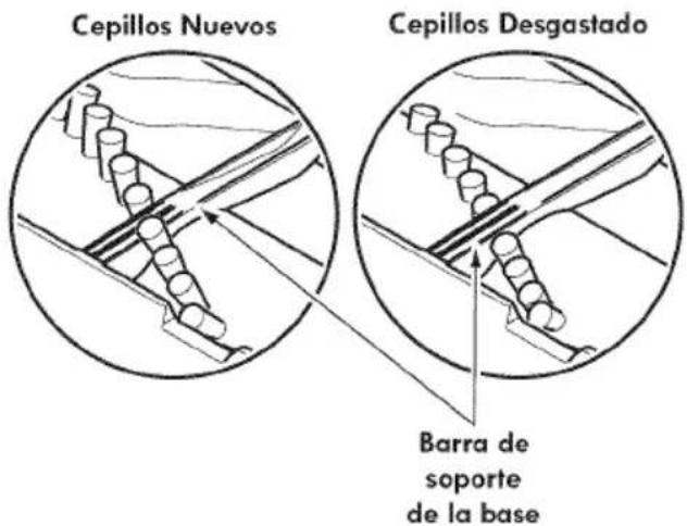 Cepillos Nuevos Cepillos Desgastado Barra de soporte de la base
