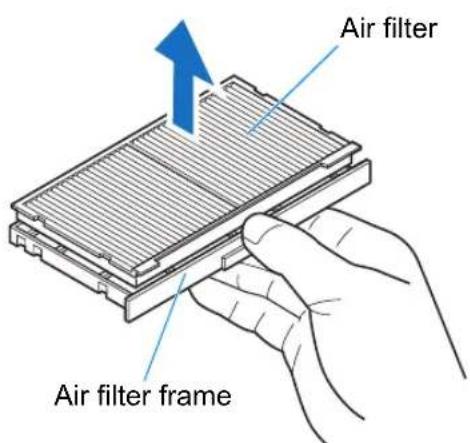 Air filter Air filter frame