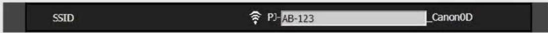 SSID PJ-AB-123 Canon0D