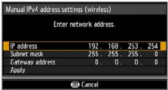 CANON REALiS WUX6700 - Detailed settings (wireless) - 6