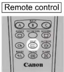 Remote control A B C AUTO TEST NET FLOW AUTO CH C AUTO PE RANGE FLOWER FLAME Canon