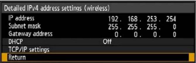 CANON REALiS WUX6700 - Detailed settings (wireless) - 5