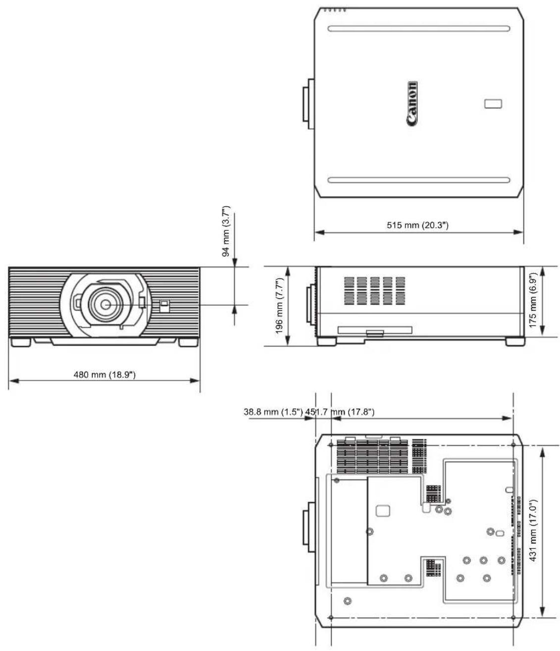 CANON REALiS WUX6700 - ■ External View - 1