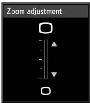Zoom adjustment
