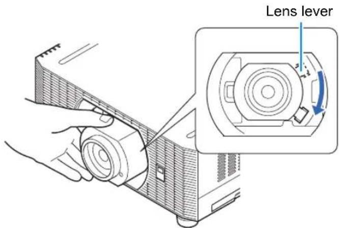Lens lever