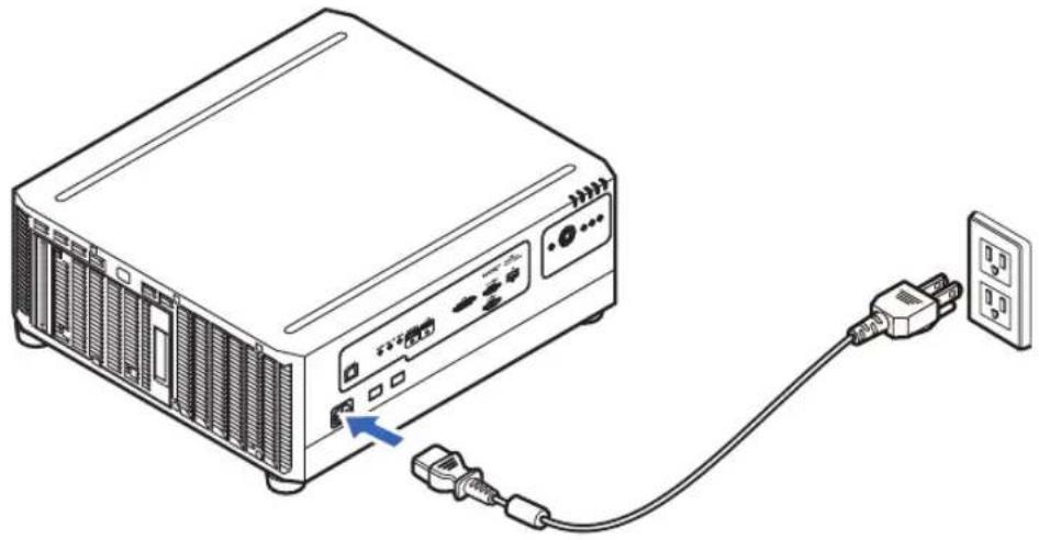 CANON REALiS WUX6700 - ■ Plugging the Projector In - 1
