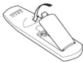 CANON REALiS WUX6700 - ■ Installing Remote Control Batteries - 3