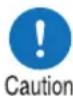 CANON REALiS WUX6700 - Caution - 3