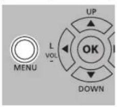 MENU L VOL UP OK DOWN