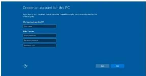 Create an account for this PC If you want to use a payment, please submit this will be easy for you to consider but hard for others to get. Who is going to our PC? User name Make X users Enter password For your password Password list Back Next
