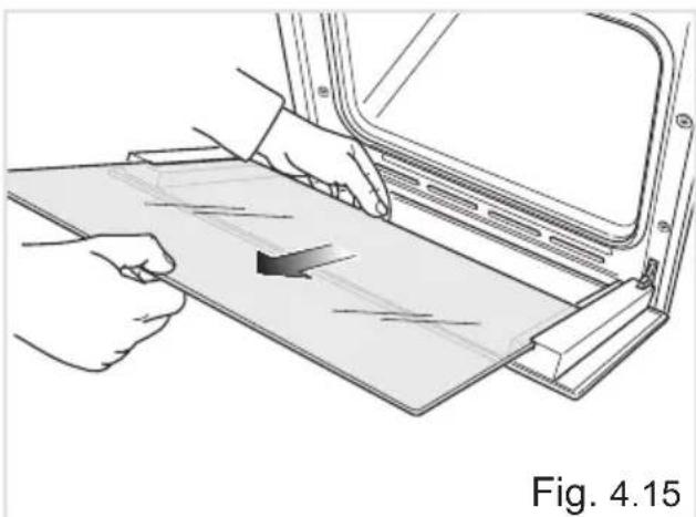 KENWOOD KS 100 G - Removing the Inner Pane of Glass - 4