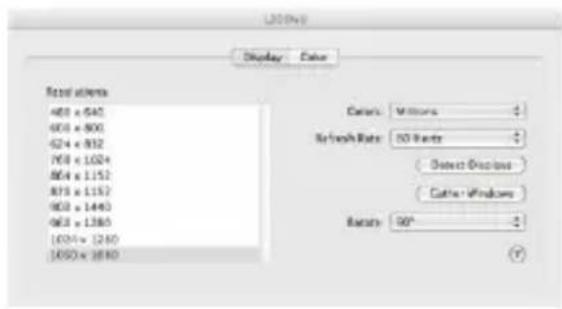 L20.0% Display Color Color words 400 x 640 601 x 800 624 x 932 768 x 1034 864 x 1152 978 x 1157 902 x 1443 963 x 1385 1024 x 1260 1400 x 2840 Details: Millions Refresh Rate: 100 MHz Select Disclosures Cutter Windows Battery: 90° (?)