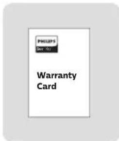 PHILIPS Sprd. 5yr Warranty Card