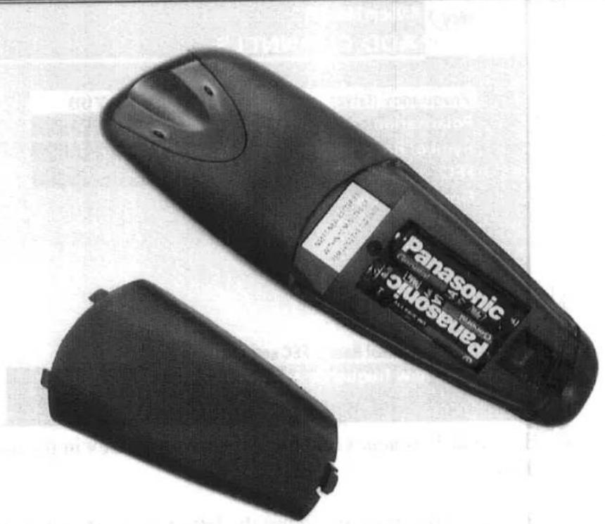 PANASONIC TU-DSB30 - ▼ Replacing the batteries in your remote control - 5