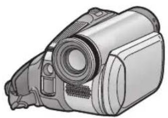 Illustration of a digital camera with lens and screen (no text or symbols)