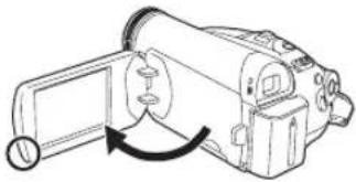 Diagram of a mechanical device with a rotating arm and handle (no text or symbols)