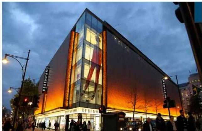 PHILIPS BCS559 - Example 2 Uplighting a 2-story facade - 1