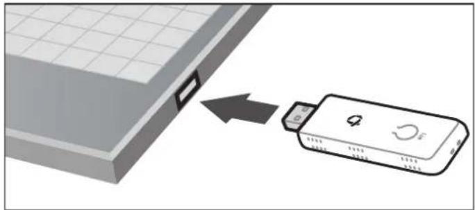 Planex GW-900D - 本製品を USB スロットに挿して [ → ] をクリックします。 - 1
