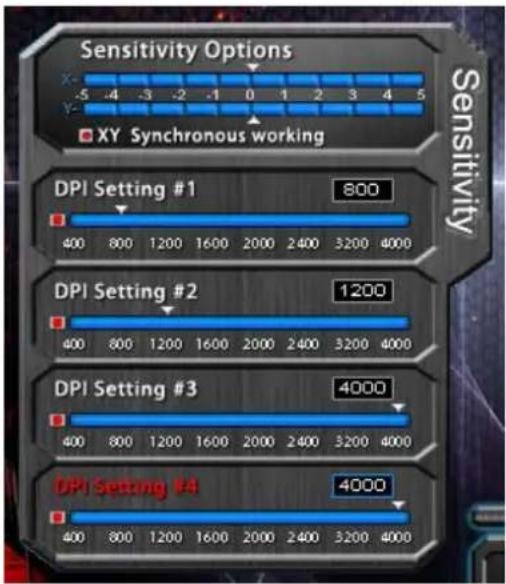 Genesis GX69 - Sensitivity settings - 1