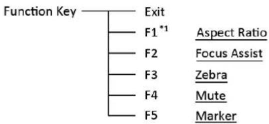 SWIT S-1071H+ - Function key - 1