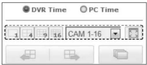 DVR Time PC Time 1 4 9 16 CAM 1-16