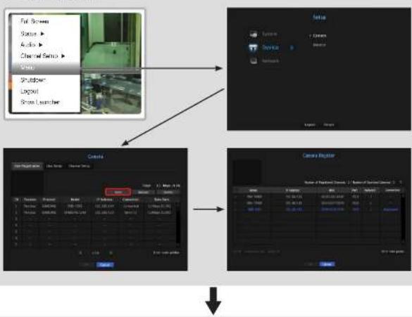 Hanwha SPD-150 - configure live monitoring - 2
