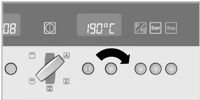 08 190°C P/kg Start Stop i