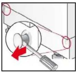 Mechanical diagram showing a pulley system with a red arrow indicating motion direction (no text or symbols)