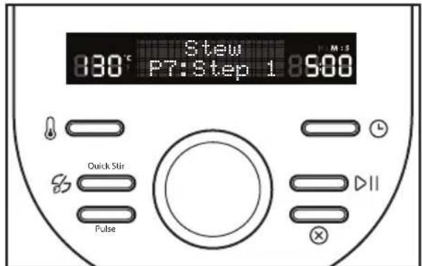 Stew 18:30° P7:Step 1 18:50 Quick Stir Pulse