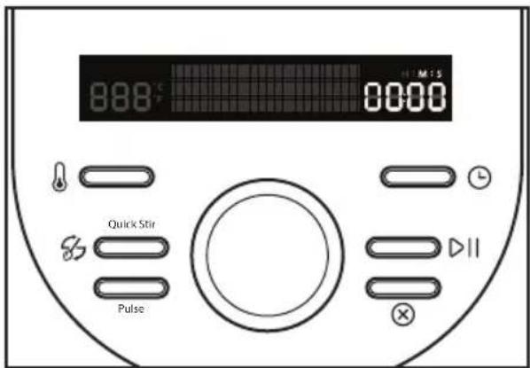 888°C 0000 M : S Quick Stir Pulse