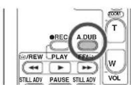 REC A.DUB T RE/REW PLAY FEM W VOL STILL ADV PAUSE STILL ADV