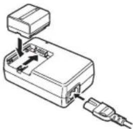PANASONIC NV-GS78 - Charging the battery - 1