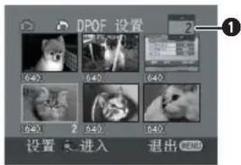DPOF 设置 640 640 640 640 2 640 640 设置 进入 退出