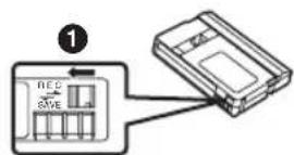 PANASONIC NV-GS78 - ■ 防止意外删除 - 1