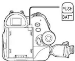 PANASONIC NV-GS78 - 安装电池 - 2